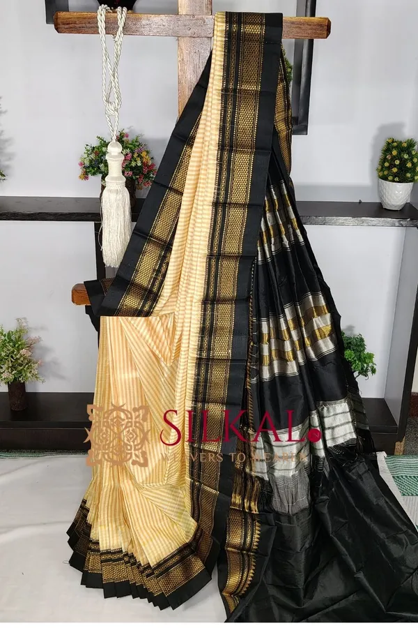 Ilkal_Strip__Pure_Silk_Saree_SKL03735