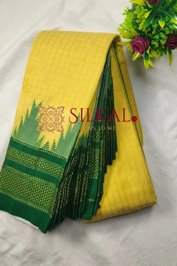 Ilkal_Temple_Chadaruga_Cotton_Silk_Saree_SKL03848