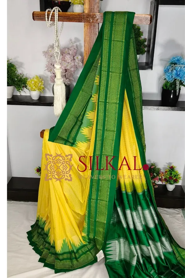 Ilkal_Temple_Chadaruga_Cotton_Silk_Saree_SKL03848