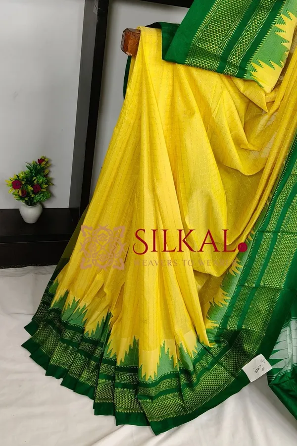 Ilkal_Temple_Chadaruga_Cotton_Silk_Saree_SKL03848