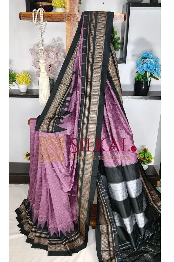 Ilkal_Temple_Chadaruga_Cotton_Silk_Saree_SKL03854