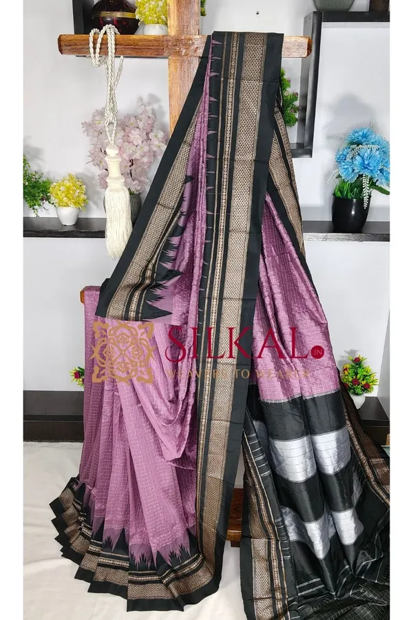 Ilkal_Temple_Chadaruga_Cotton_Silk_Saree_SKL03854
