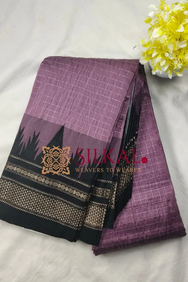 Ilkal_Temple_Chadaruga_Cotton_Silk_Saree_SKL03854