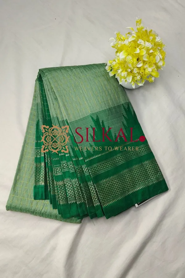 Ilkal_Temple_Chadaruga_Cotton_Silk_Saree_SKL03856