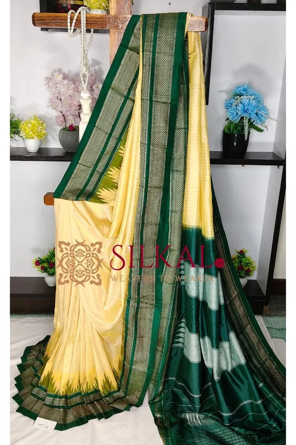 Ilkal_Temple_Chadaruga_Cotton_Silk_Saree_SKL03857