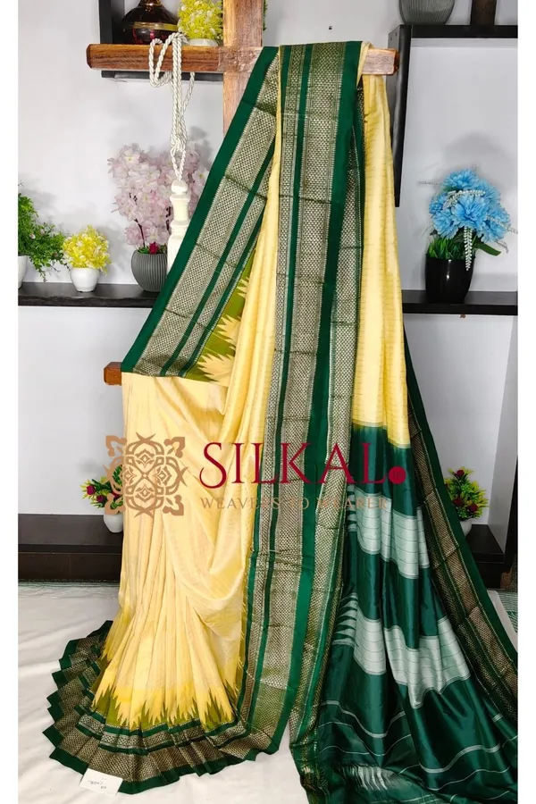 Ilkal_Temple_Chadaruga_Cotton_Silk_Saree_SKL03857