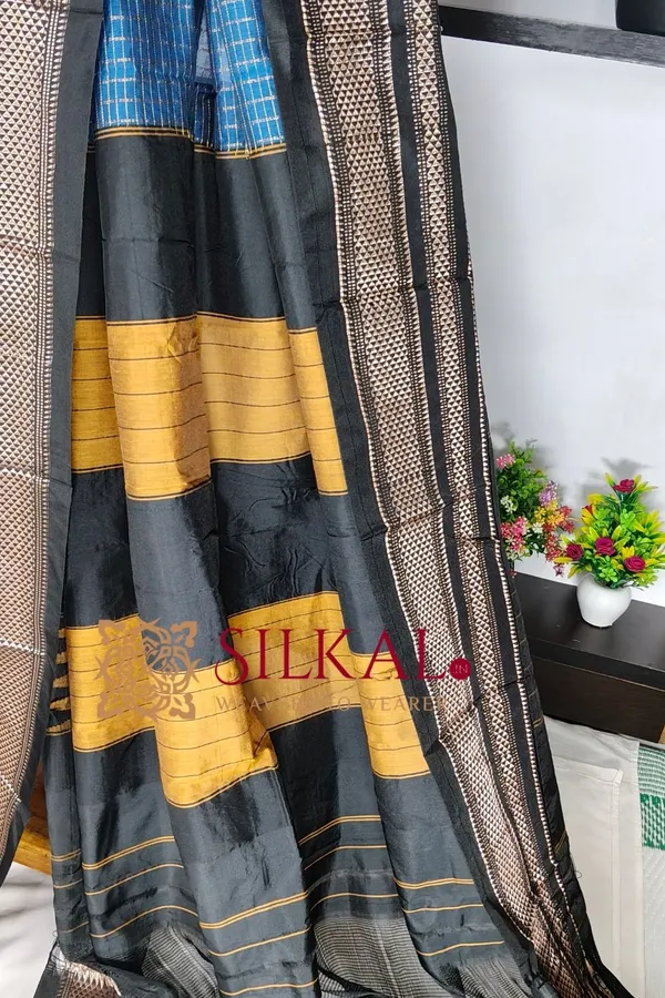 Ilkal_Temple_Chadaruga_Cotton_Silk_Saree_SKL03858