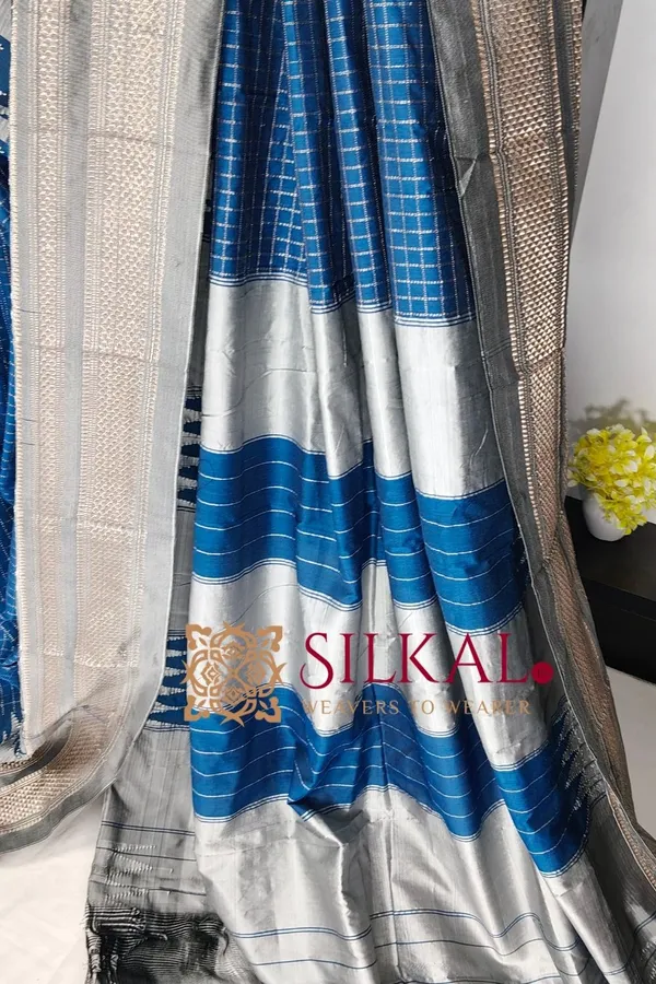 Ilkal_Temple_Chadaruga_Cotton_Silk_Saree_SKL03859