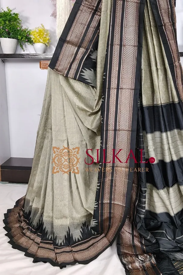 Ilkal_Temple_Chadaruga_Cotton_Silk_Saree_SKL03861
