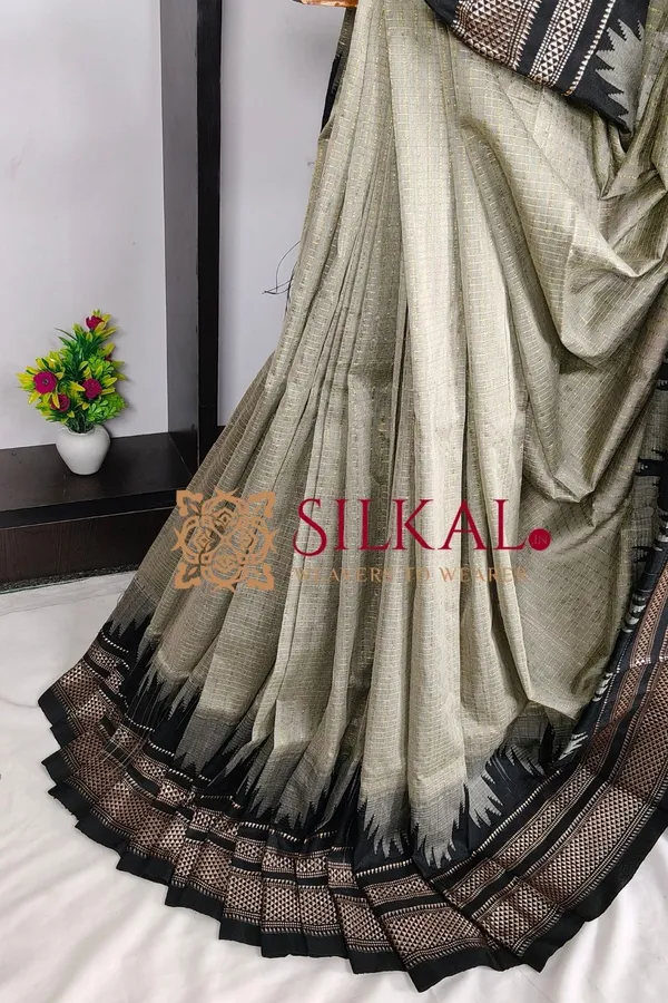 Ilkal_Temple_Chadaruga_Cotton_Silk_Saree_SKL03861