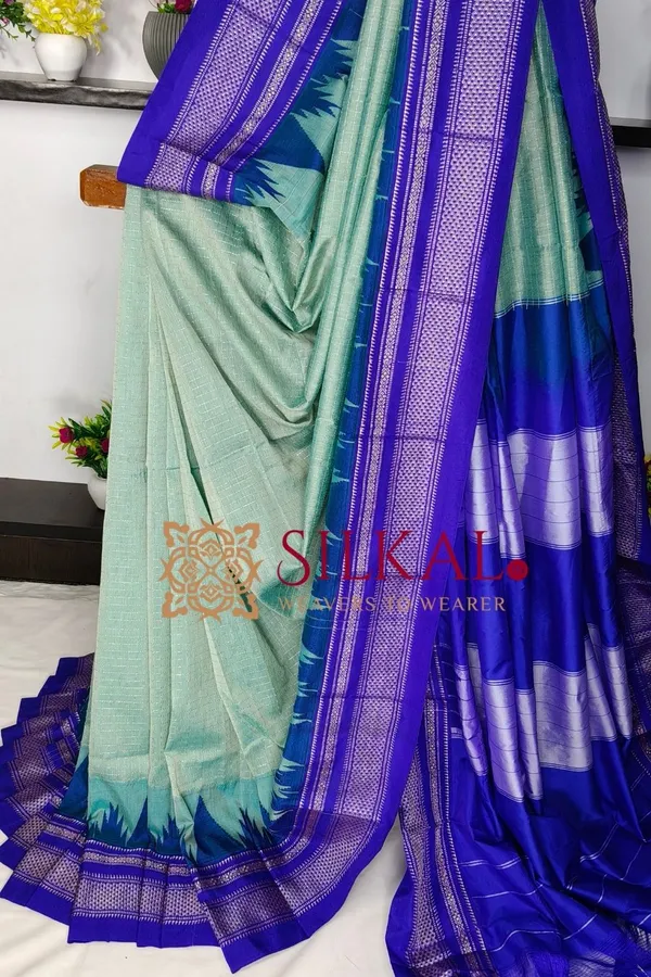 Ilkal_Temple_Chadaruga_Cotton_Silk_Saree_SKL03862