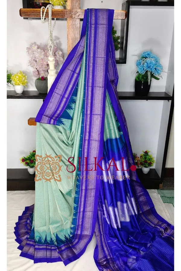 Ilkal_Temple_Chadaruga_Cotton_Silk_Saree_SKL03862