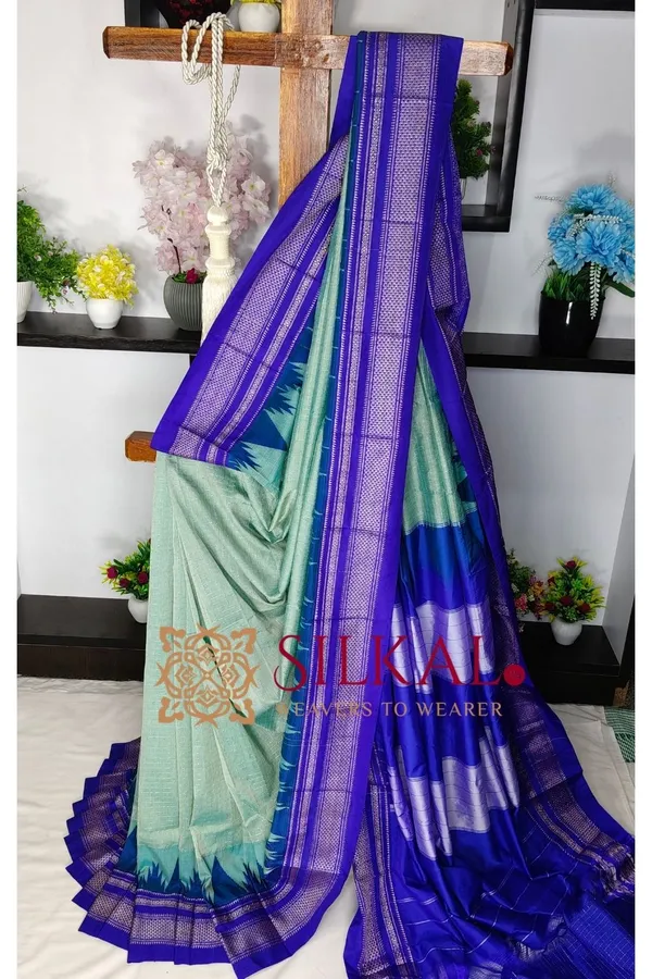 Ilkal_Temple_Chadaruga_Cotton_Silk_Saree_SKL03862