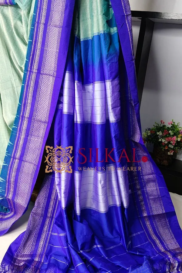 Ilkal_Temple_Chadaruga_Cotton_Silk_Saree_SKL03862