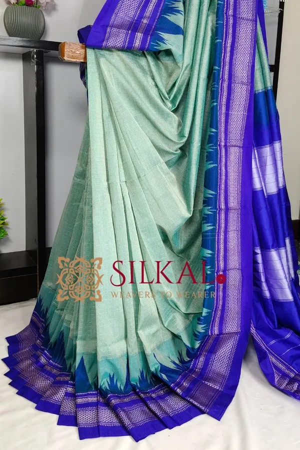 Ilkal_Temple_Chadaruga_Cotton_Silk_Saree_SKL03862