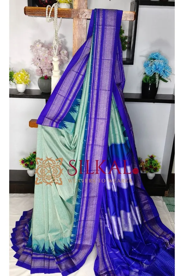 Ilkal_Temple_Chadaruga_Cotton_Silk_Saree_SKL03862