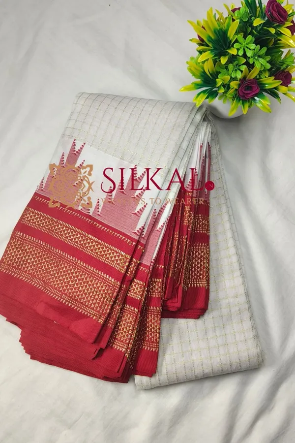 Ilkal_Temple_Chadaruga_Cotton_Silk_Saree_SKL03868