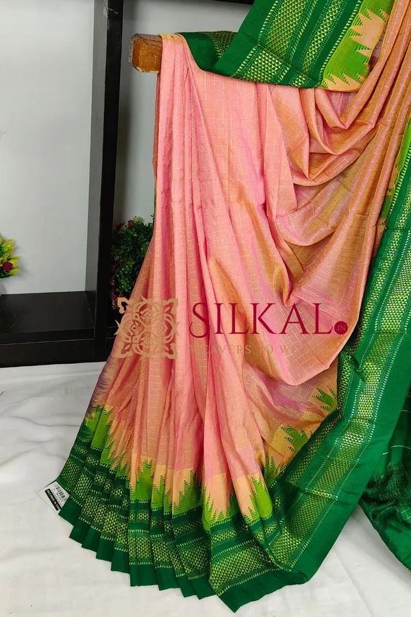 Ilkal_Temple_Chadaruga_Cotton_Silk_Saree_SKL03872