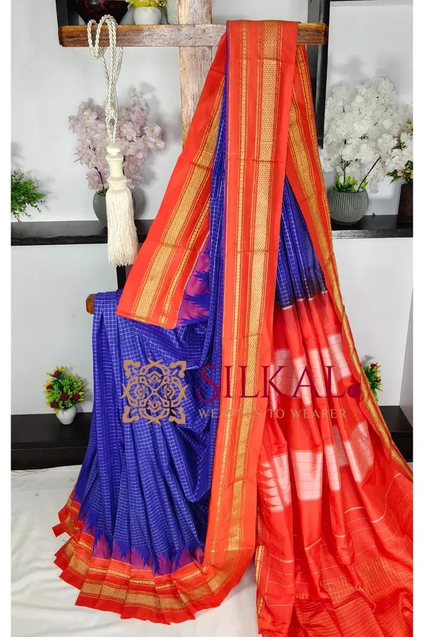 Ilkal_Temple_Chadaruga_Cotton_Silk_Saree_SKL03873