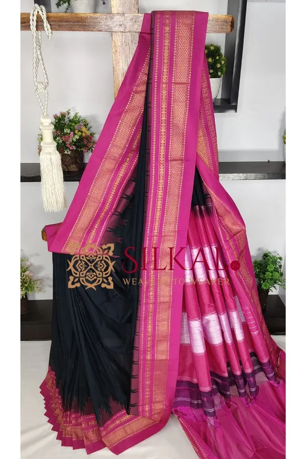 Ilkal_Temple_Cotton_Silk_Saree_SKL03771