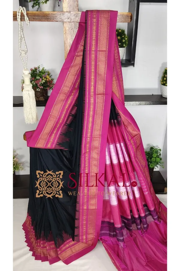 Ilkal_Temple_Cotton_Silk_Saree_SKL03771