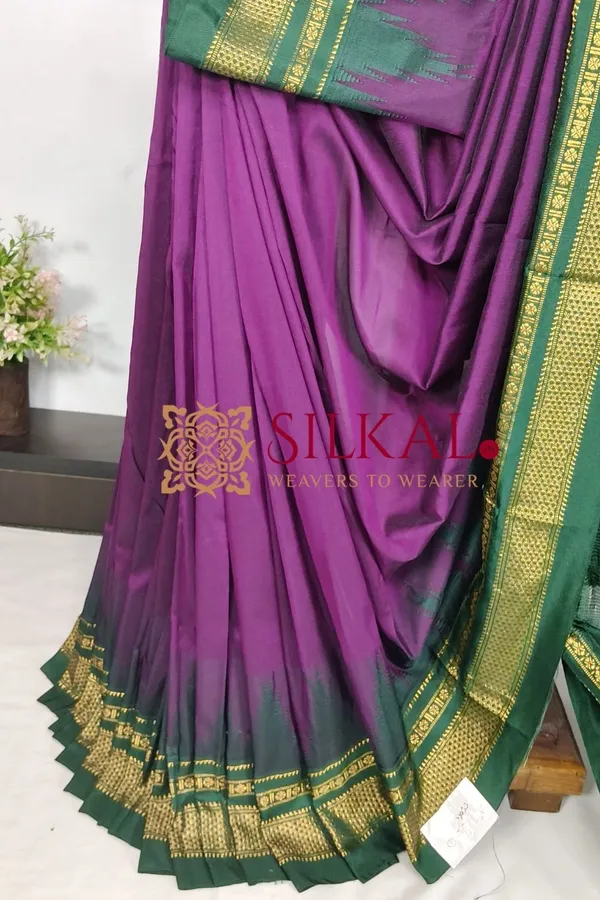 Ilkal_Temple_Cotton_Silk_Saree_SKL03774