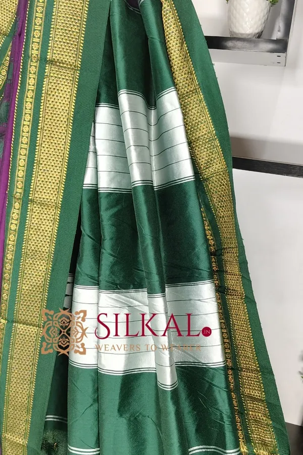 Ilkal_Temple_Cotton_Silk_Saree_SKL03774