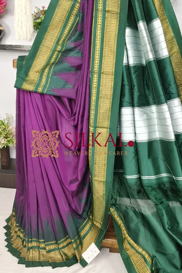 Ilkal_Temple_Cotton_Silk_Saree_SKL03774