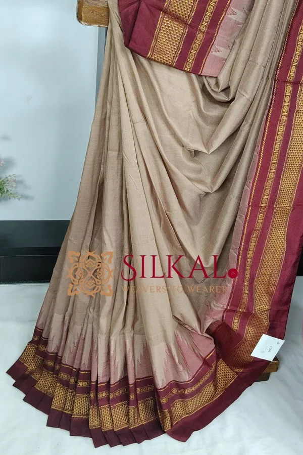 Ilkal_Temple_Cotton_Silk_Saree_SKL03775