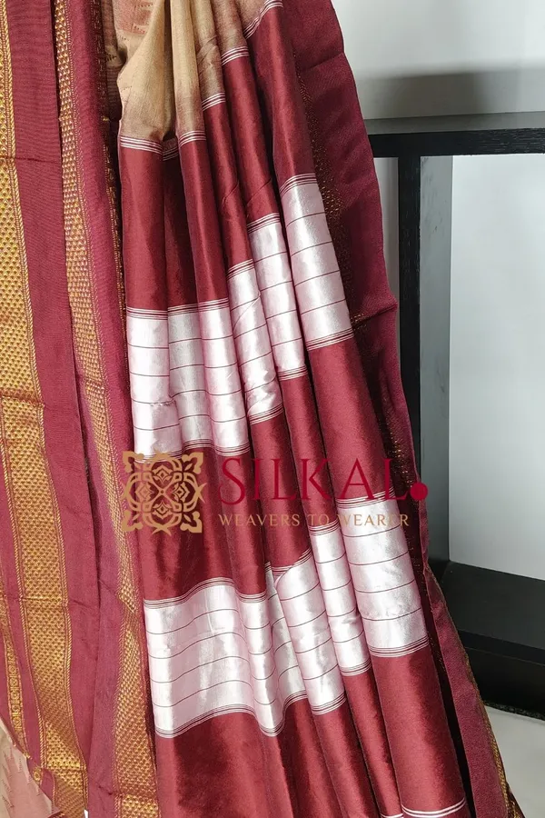 Ilkal_Temple_Cotton_Silk_Saree_SKL03775