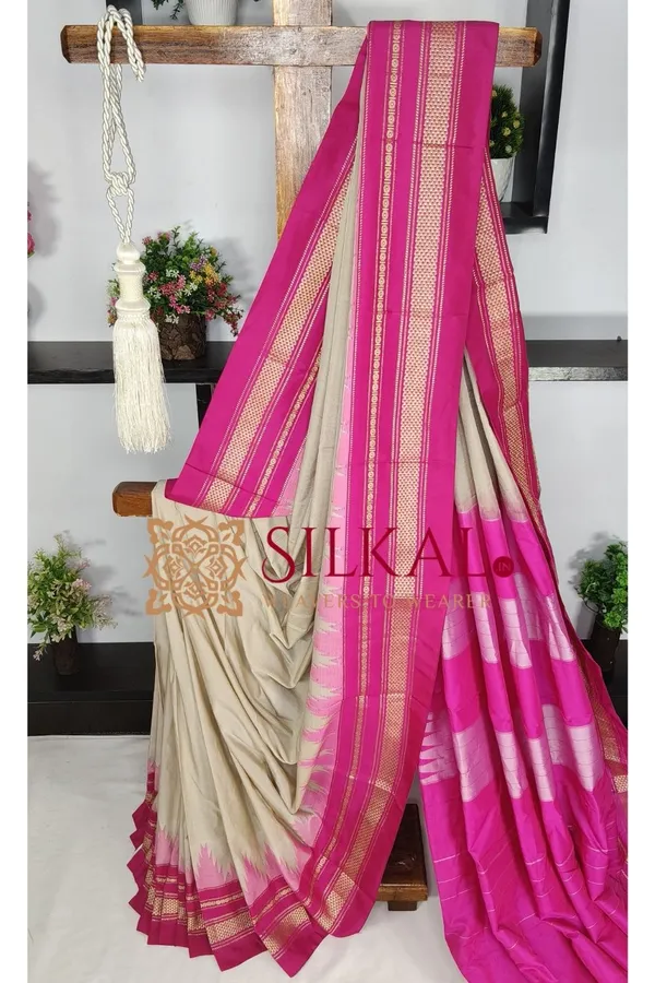 Ilkal_Temple_Cotton_Silk_Saree_SKL03776