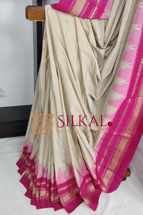 Ilkal_Temple_Cotton_Silk_Saree_SKL03776