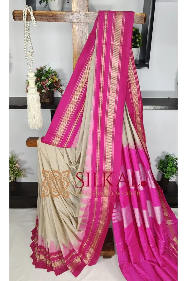 Ilkal_Temple_Cotton_Silk_Saree_SKL03776