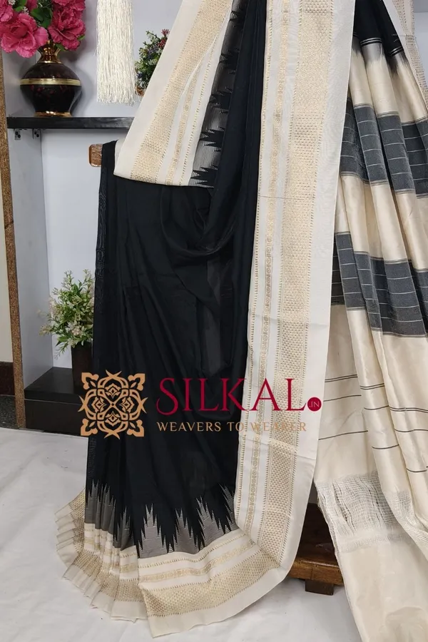 Ilkal_Temple_Cotton_Silk_Saree_SKL03777