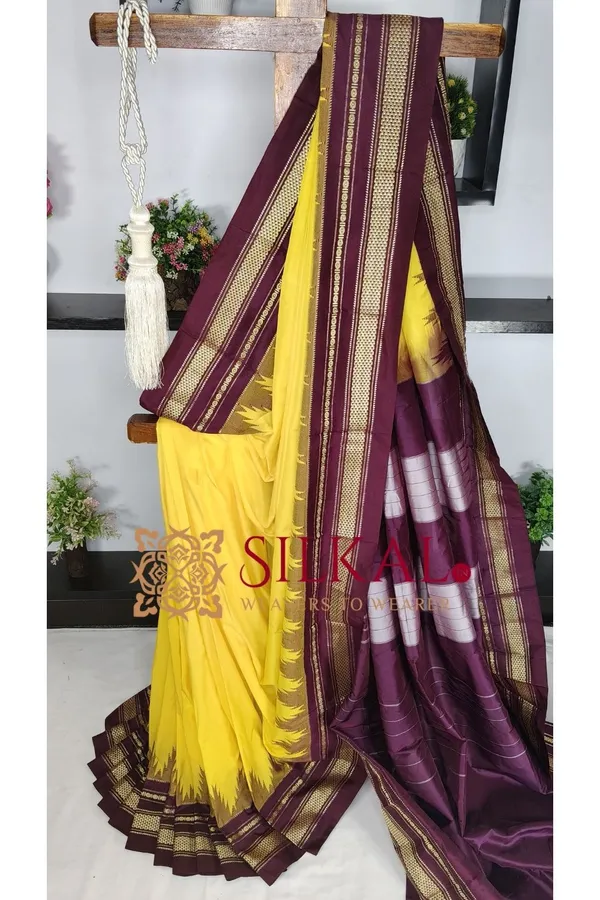 Ilkal_Temple_Cotton_Silk_Saree_SKL03778