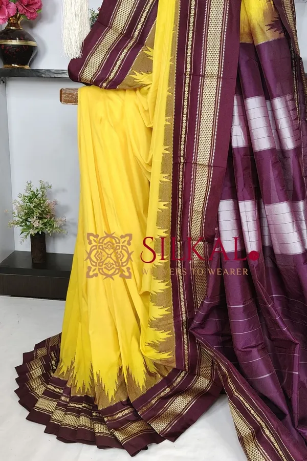 Ilkal_Temple_Cotton_Silk_Saree_SKL03778