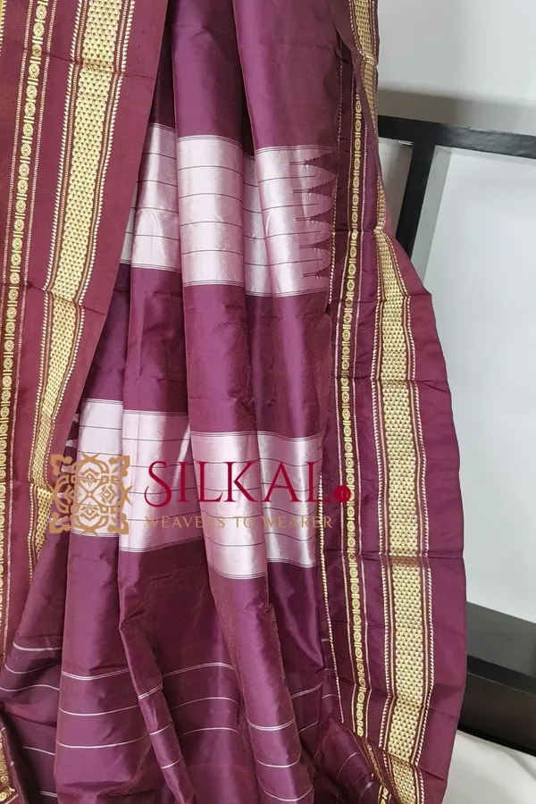 Ilkal_Temple_Cotton_Silk_Saree_SKL03778