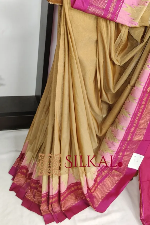 Ilkal_Temple_Cotton_Silk_Saree_SKL03780