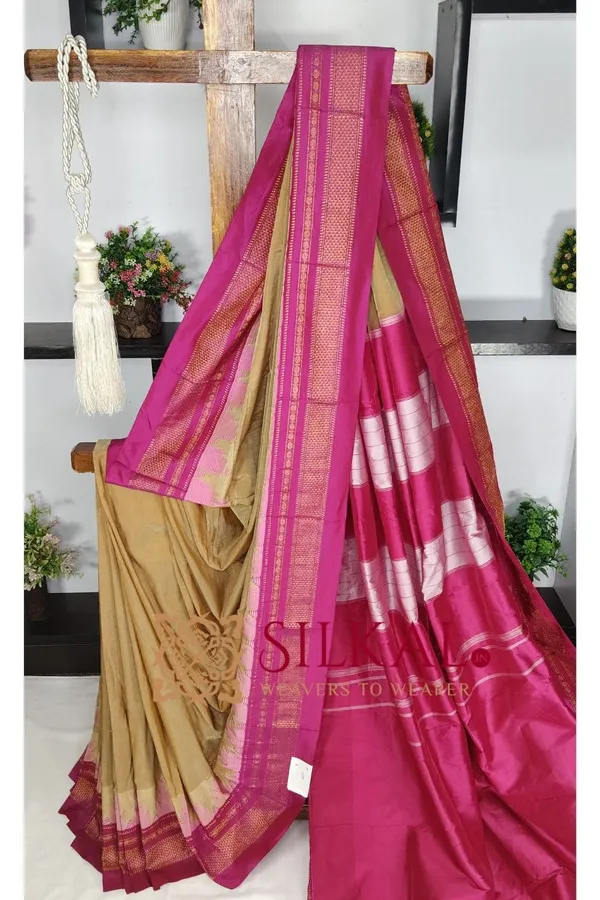 Ilkal_Temple_Cotton_Silk_Saree_SKL03780