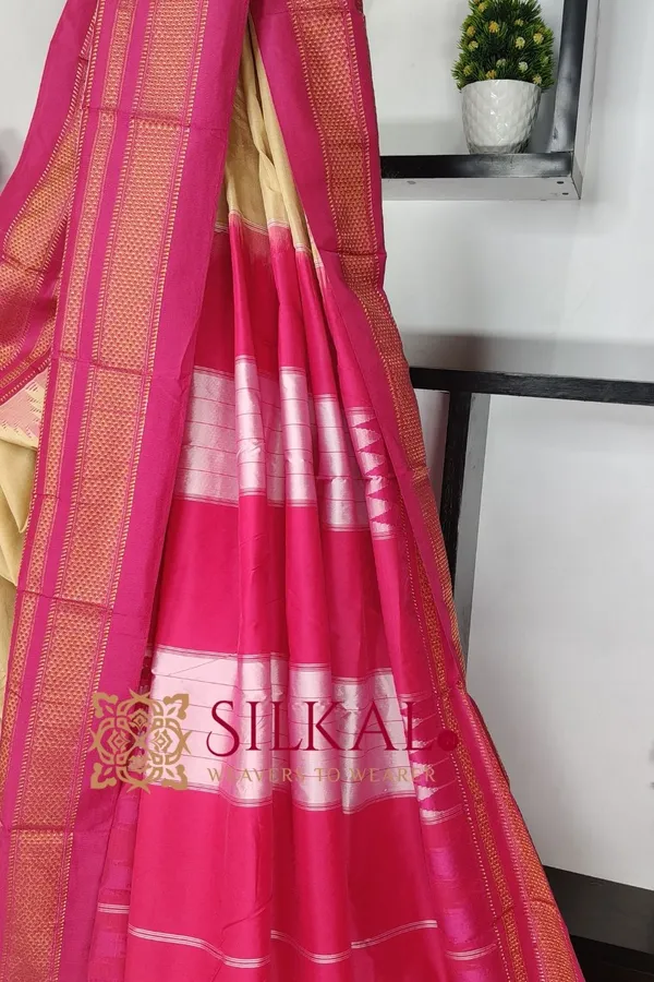 Ilkal_Temple_Cotton_Silk_Saree_SKL03781