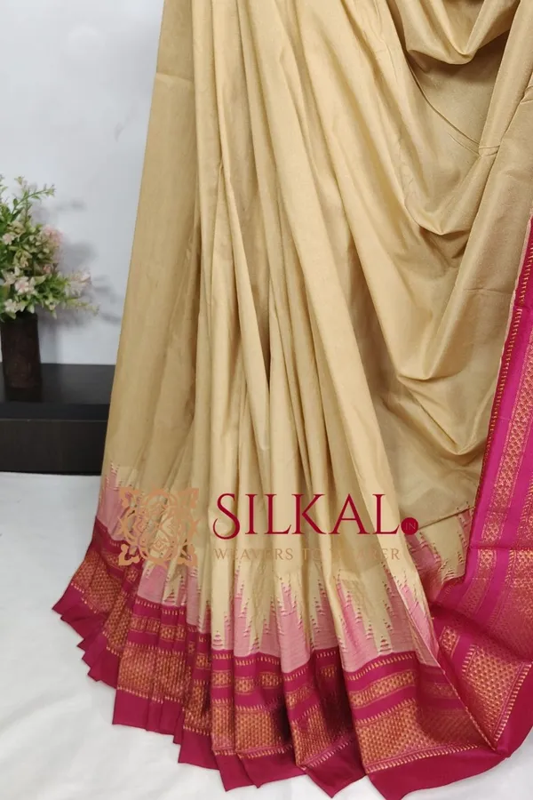 Ilkal_Temple_Cotton_Silk_Saree_SKL03781