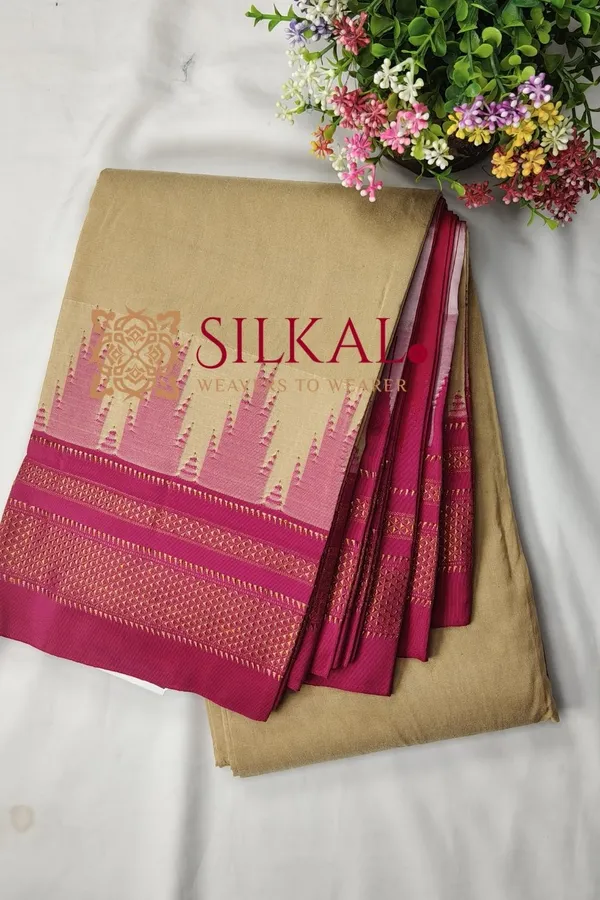 Ilkal_Temple_Cotton_Silk_Saree_SKL03781