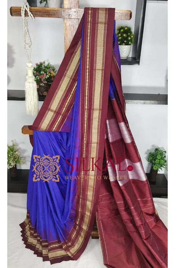 Ilkal_Temple_Cotton_Silk_Saree_SKL03782