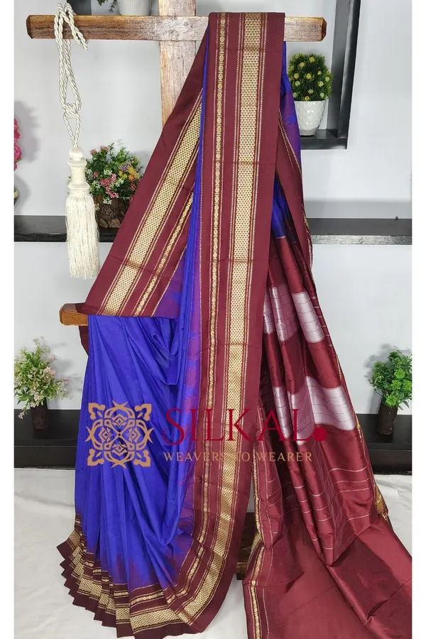 Ilkal_Temple_Cotton_Silk_Saree_SKL03782