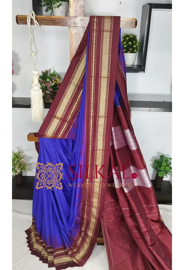 Ilkal_Temple_Cotton_Silk_Saree_SKL03782