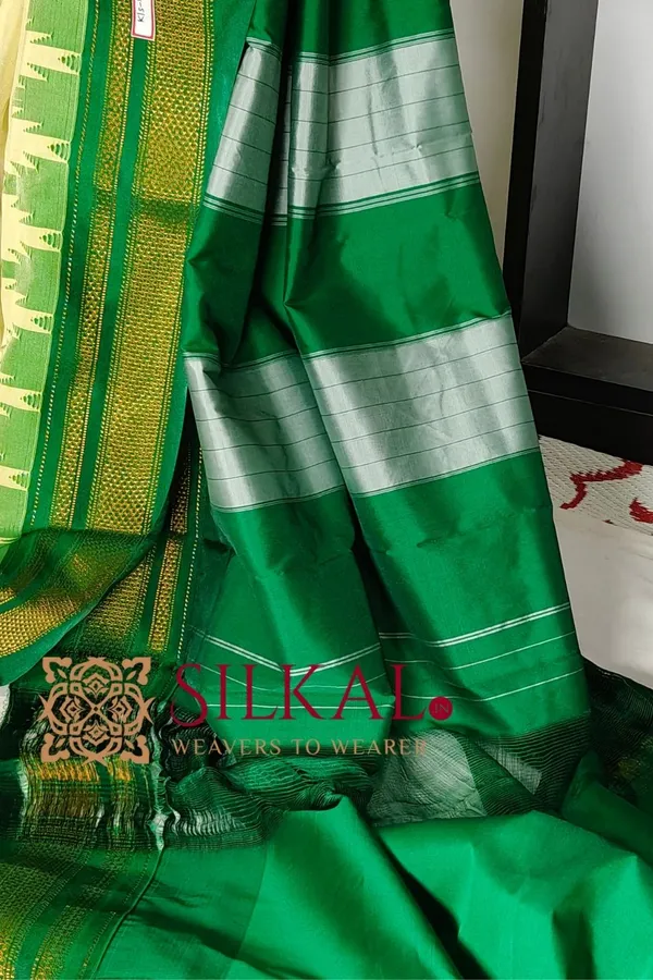 Ilkal_Temple_Cotton_Silk_Saree_SKL2044