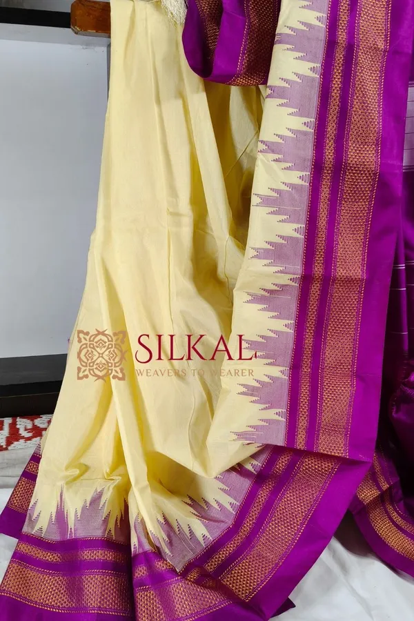 Ilkal_Temple_Cotton_Silk_Saree_SKL2075