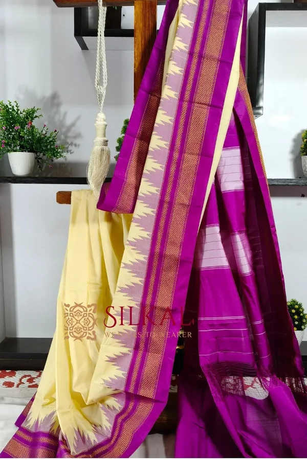 Ilkal_Temple_Cotton_Silk_Saree_SKL2075