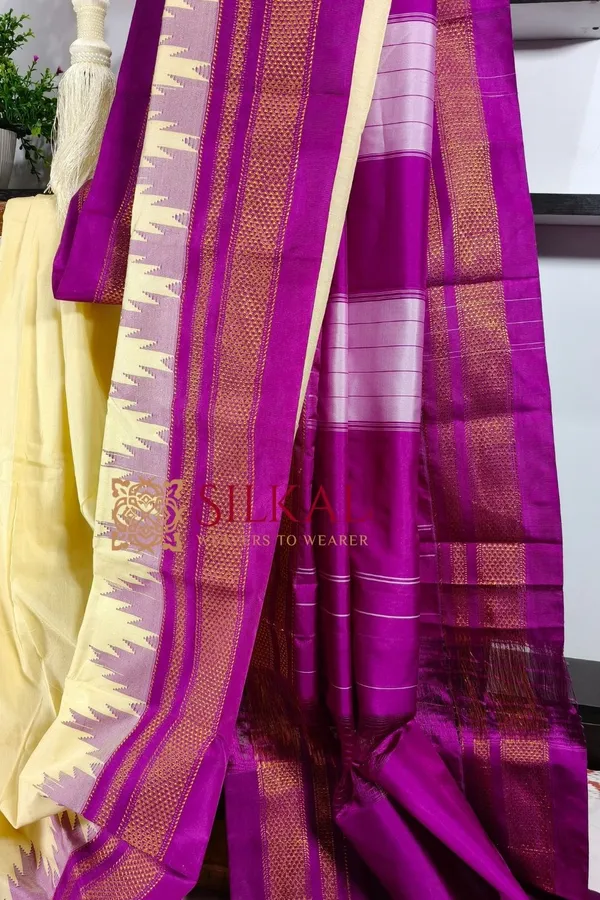 Ilkal_Temple_Cotton_Silk_Saree_SKL2075