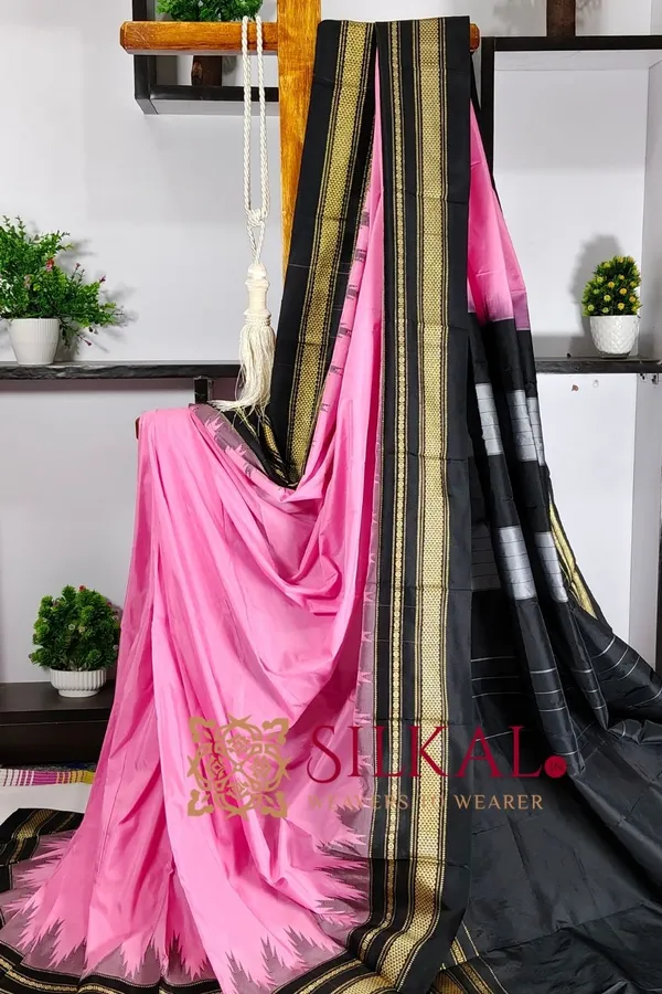 Ilkal_Temple_Cotton_Silk_Saree_SKL2087